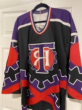 Vintage 1995 Motor Barnaul Men's Large Bauer Authentics Jersey Hockey