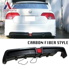 For 06-11 Honda Civic Sedan 4dr Mugen Rr Style Rear Bumper Led Lip Kit For 06-11 Honda Civic Sedan 4dr Mugen Rr Style Rear Bumper Led Lip Kit