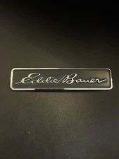 2003 FORD EXPEDITION EDDIE BAUER TRUNK LIFT GATE EMBLEM Black Used OEM