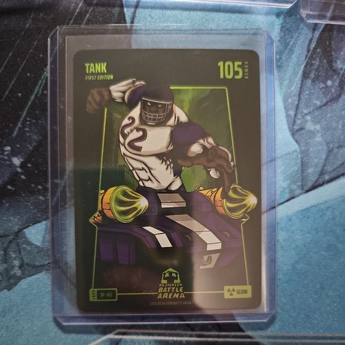 2024 Bo Jackson Battle Arena TCG Alpha Edition Battlefoil Glow Tank BF-182 Plus!