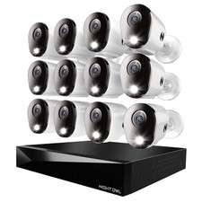 2-Way Audio 20 Channel DVR Security System with 2TB Hard Drive and 12 Wired 4K D
