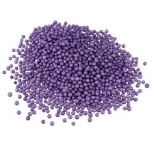 Mini Foam Beads 0.1 Inch Purple Polystyrene Balls Craft Vase Filler Party Decor