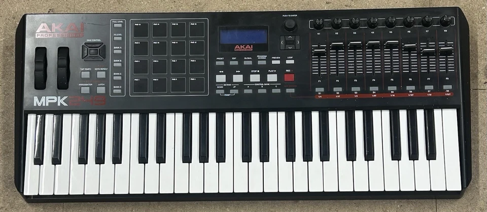 Akai MPK249 49 Tasten Performance Keyboard - Schwarz - kommt mit Stromkabel - gebraucht