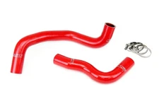HPS Red 3-Ply Reinforced Silicone Radiator Hose Kit For 14-16 Infiniti Q50 3.7L