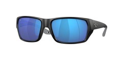 Costa Del Mar 06S 9113 tailfin matte black blue mirro 911302 Sunglasses