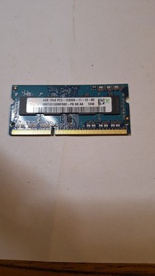Hynix 4GB 1Rx8 PC3-12800s-11-12-B2 DDR3 Laptop Ram