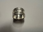 Authentic Tiffany & Co Atlas Ring Classic Roman Wide Band Silver 925 Vintage — photo 2
