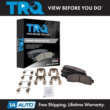 TRQ Front Premium Posi Ceramic Disc Brake Pads Kit for SUV Pickup Truck