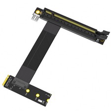 2X(M.2 NGFF Key M to PCI-E 16x  Card Riser Adapter Card, Nvme to4639