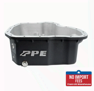 #ad PPE Black High Capacity Cast Aluminum Oil Pan For 2011 2016 GM 6.6 LML Duramax $257.70