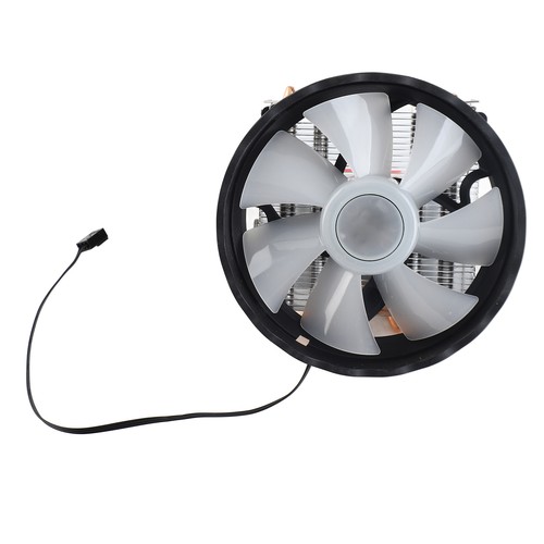 CPU Cooler 4 Copper Heat Pipes 3Pin Colorful Quiet Cooling Fan Replacement - Picture 7 of 9