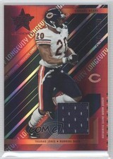 2004 Leaf Rookies & Stars Longevity Materials Ruby 70/150 Thomas Jones #19 0f4