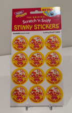 Trend Retro Stinky Stickers Scratch 'n Sniff Gumballs Sealed 2 sheets 24 total