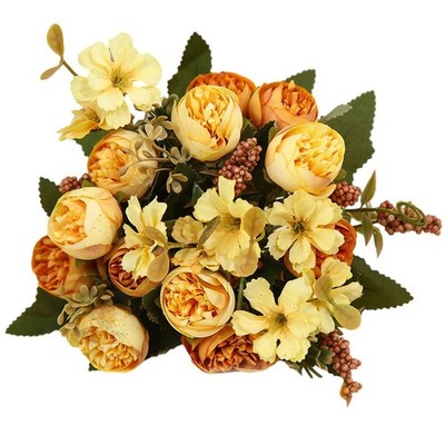 Rose Blumentuch Rose Rose Kunstblume Hochzeit Zimmeraufteilung hochwertig