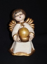 THUN ANGELO PORTACANDELA CERAMICA CON ETICHETTA H. 19cm VINTAGE