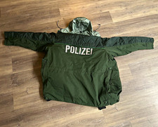 Watana GmbH Polizei Parka Jacke gr&uuml;n Gore-Tex Kapuze Innenfutter Gr. 50