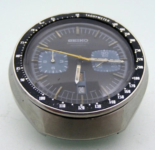 Vintage Seiko Bullhead ref.6138-0040, used running