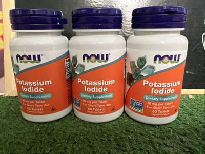 NOW FOODS Potassium plus Iodine - 180 Tablets