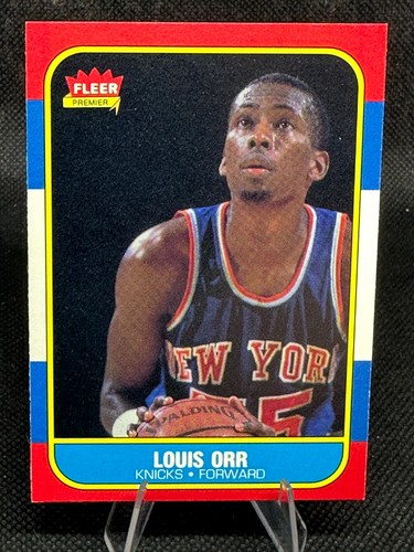 1986-87 Fleer #83 LOUIS ORR New York Knicks