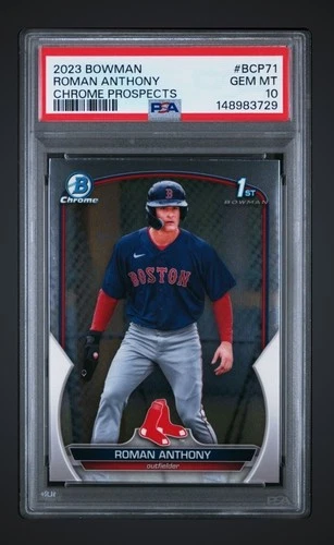 Roman Anthony 2023 Bowman Chrome #BCP-71 1st RC - PSA 10 GEM-MINT