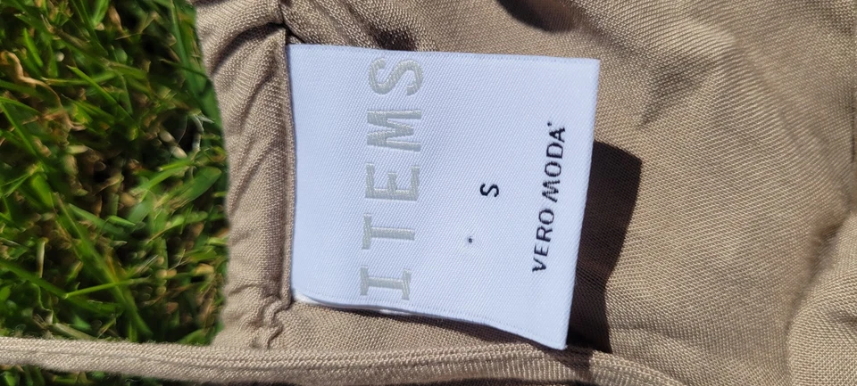VERO MODA Damen Jumpsuit Gr. 36/S Beige Casual - Bild 4 von 4