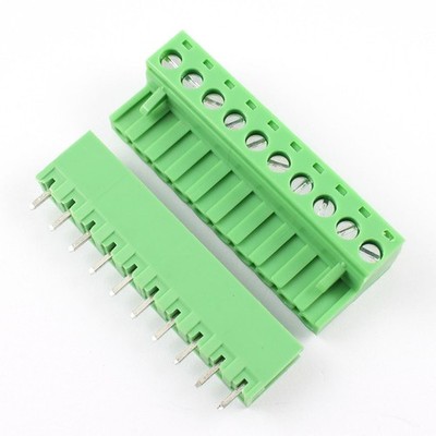 1pcs 5.08mm pitch 10 pin straight screw terminal pluggable plug connector *vy
