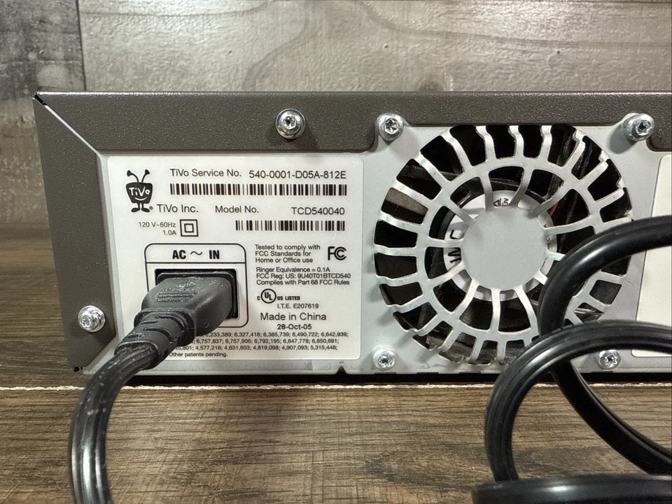 TiVo / Series 2 / TCD540040 / Digital Video Recorder / Lifetime / With Remote - Image 3 of 4