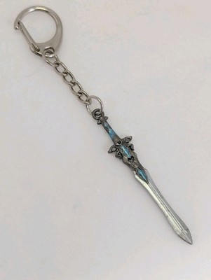Skyward Blade Sword Keychain 4.5 Inch Blue Bronze Silver Metal Anime ...