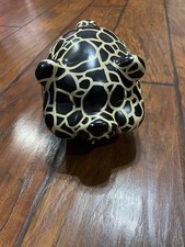 Unique pattern Off white & Black piggy Bank