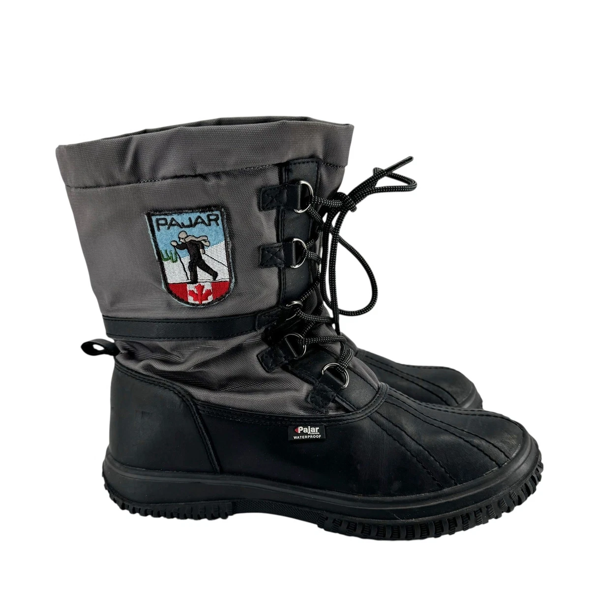 PAJAR ICELAND - WATERPROOF BLACK/GREY LEATHER/SUEDE SHORT 