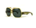 Rare YSL Yves Saint Laurent 545 Vintage Sunglasses French Made Clear Frame