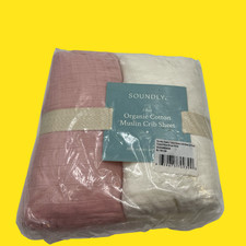 Soundly Organic Cotton Muslin Crib Sheet 2 Pack 2942 Z40/2