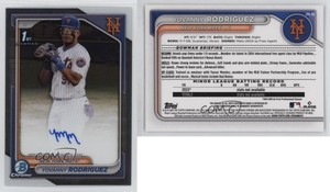 2024 Bowman Chrome Prospect Auto Yovanny Rodriguez #CPA-YR Auto