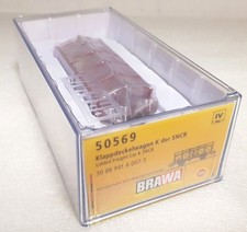 Brawa 50569, Klappdeckelwagen K der SNCB, Ep. IV, H0, NEU&OVP