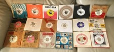 Lot of 18 - 50's - 60's  70's - 45 rpm All PROMO records - Pop /Rock/ Country