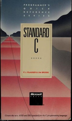 Standard C: Programmer's Quick Referenz Taschenbuch Jim, Plauger