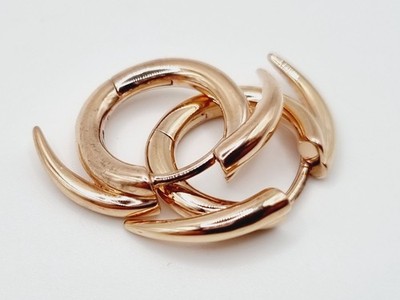 Shaun Leane Quill Hoop Earrings, Small, Rose Gold Sterling silver RRP £275