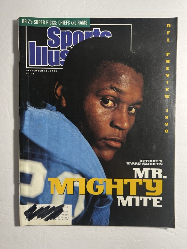Sports Illustrated September 1990 Football Preview "Mighty Mite" Fran Tarkenton
