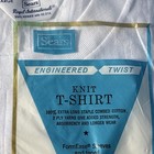 Vintage 1960s  NOS Sears Men's White Crew Neck  Size Large 42-44 — photo 3