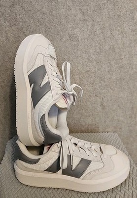 New Balance CT302RS Platform Sneakers White Gray Red Women's Size W9 M 7.5 EUC