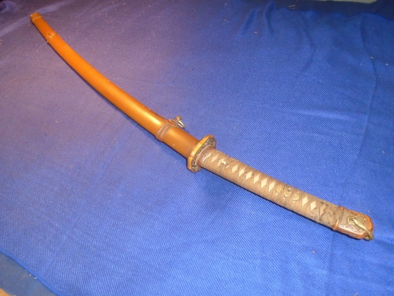 Japanese WWll Army officer`s sword  in mountings "Toto ju Yoshiharu", Gendaito