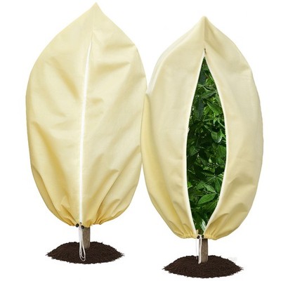 Plant Covers Freeze Protection 2 Pack 47.2 *70.8  with Zipper and Dr