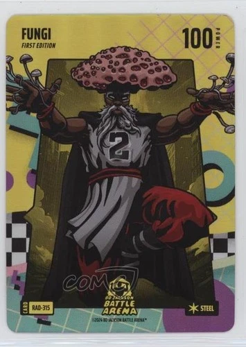 2024 Bo Jackson Battle Arena TCG Alpha Edition 80's Rad Battlefoil Steel Fungi