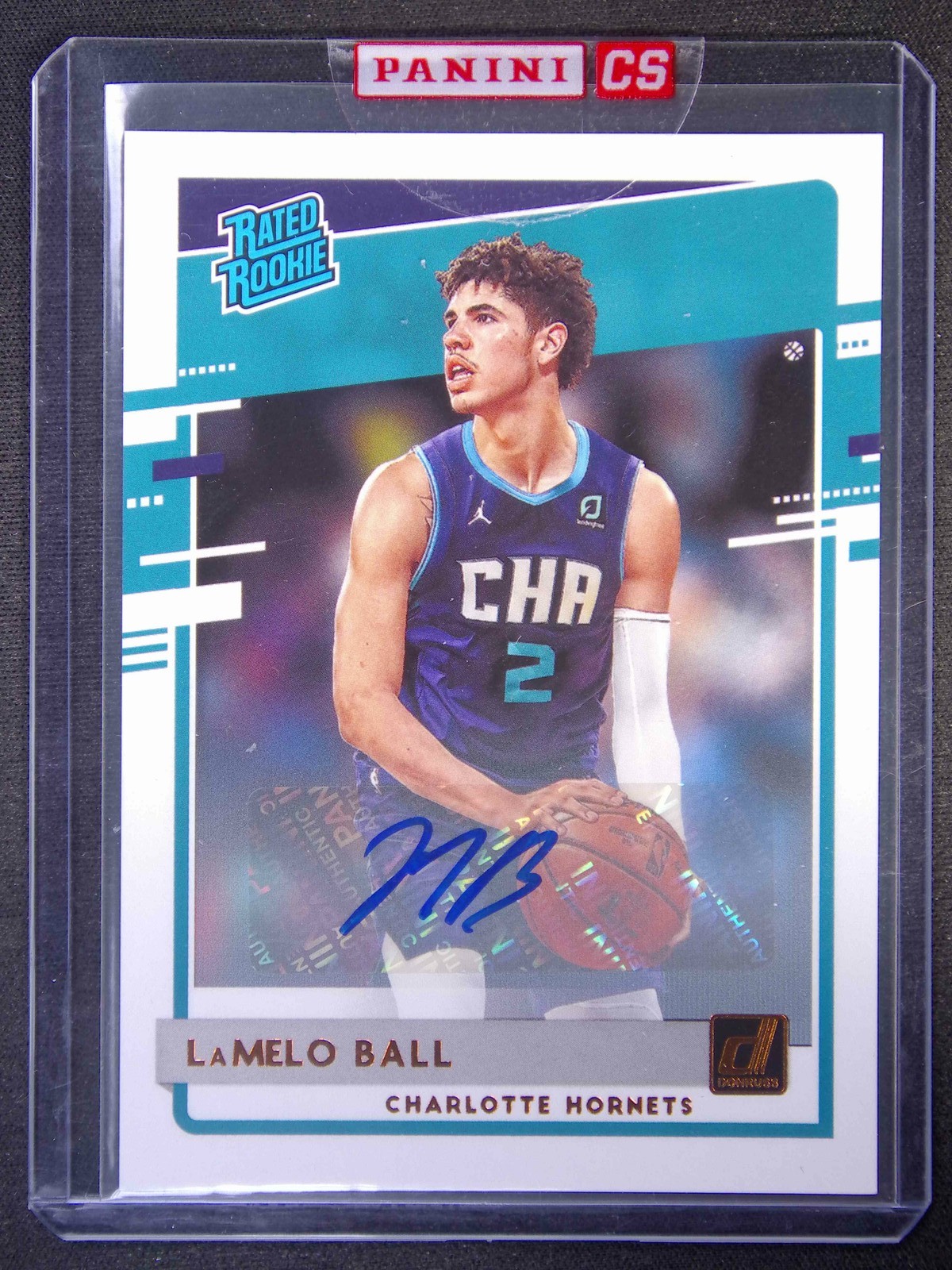 2020-21 Panini Donruss LaMelo Ball #202 RC Rated Rookie Auto