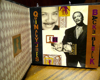 Quincy Jones Back On The Block 1989 Deluxe Promo CD - HC w/Booklet+ Pictures T31