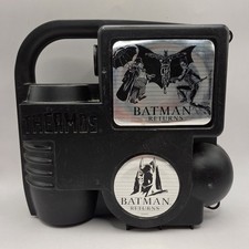 Fiambrera Termo Batman Returns 1992 Vintage Negro Catwoman Penguin Gráficos
