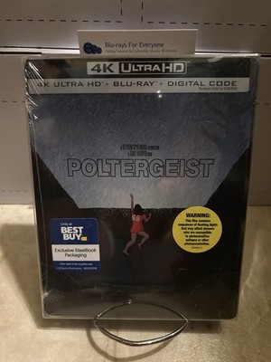 Poltergeist 4K SteelBook UHD Blu-ray Best Buy Exclusive [1982] No Dent -ShpNxtDy