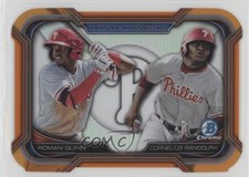 2015 Bowman Draft Orange Refractor 12/25 Cornelius Randolph Roman Quinn b8l