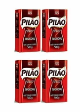 Pilao Coffee Traditional Roast and Ground- Café Torrado e Moído - 17.60oz. (500g