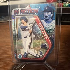 2025 Bowman Draft In Action Mega Mojo Refractor - #BIA-16 Gavin Fien Rangers